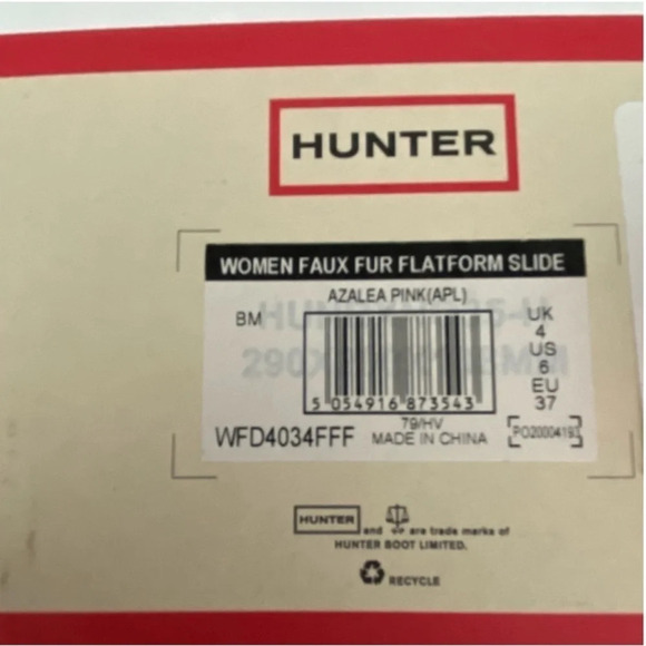 New Hunter Faux Fur Flatform Slide Crossover Straps Vegan
Sandals Pink Size 6 - Picture 11 of 16